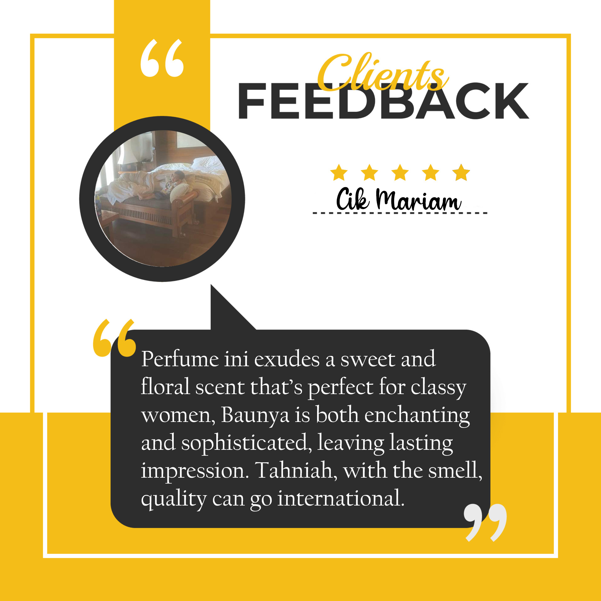 Client or customer review testimonial social media post. Customer or client service feedback review post design template